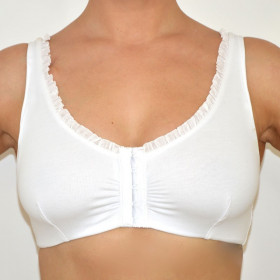 soutien gorge post opératoire coton