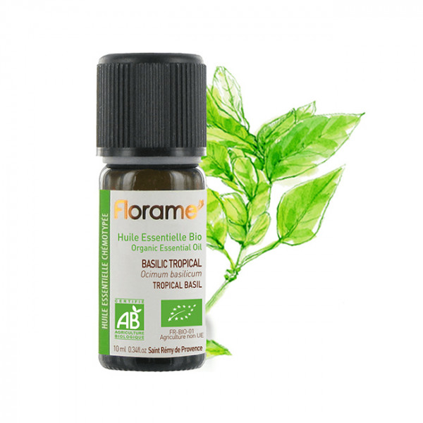 Organic essential oil - Tropical basil - 10ml / 0,3oz - Florame