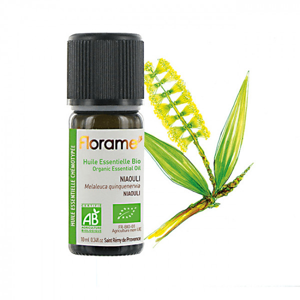Organic essential oil - Niaouli - 10ml / 0,3oz - Florame