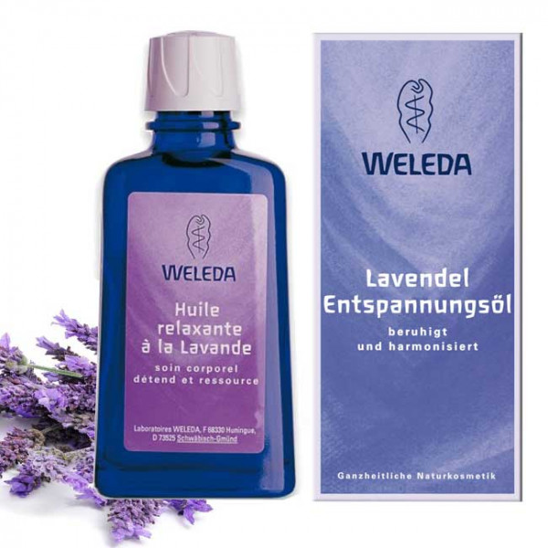 Relaxing lavender oil - Weleda