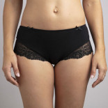 Culotte coton bio Virginie noir - Coeur de Lys