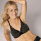 Soutien-gorge paddé sans armatures Alina noir/peau 