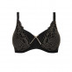 Soutien-gorge paddé sans armatures Alina noir/peau 