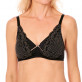 Soutien-gorge paddé sans armatures Alina noir/peau 