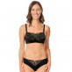 Soutien-gorge sans armatures Alina noir/peau