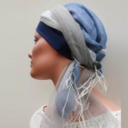 Foulard Sophia bleu