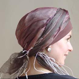 Foulard Sophia Marron